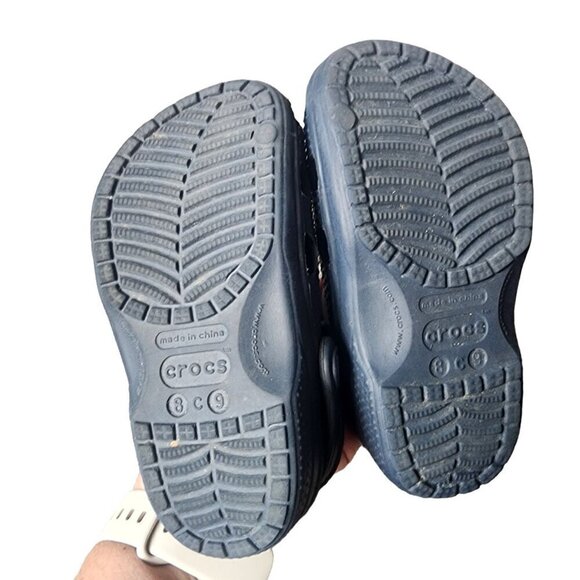 Crocs Kids Classic Clog Light Blue Baby Boys Size 8 / 9 - Picture 8 of 9